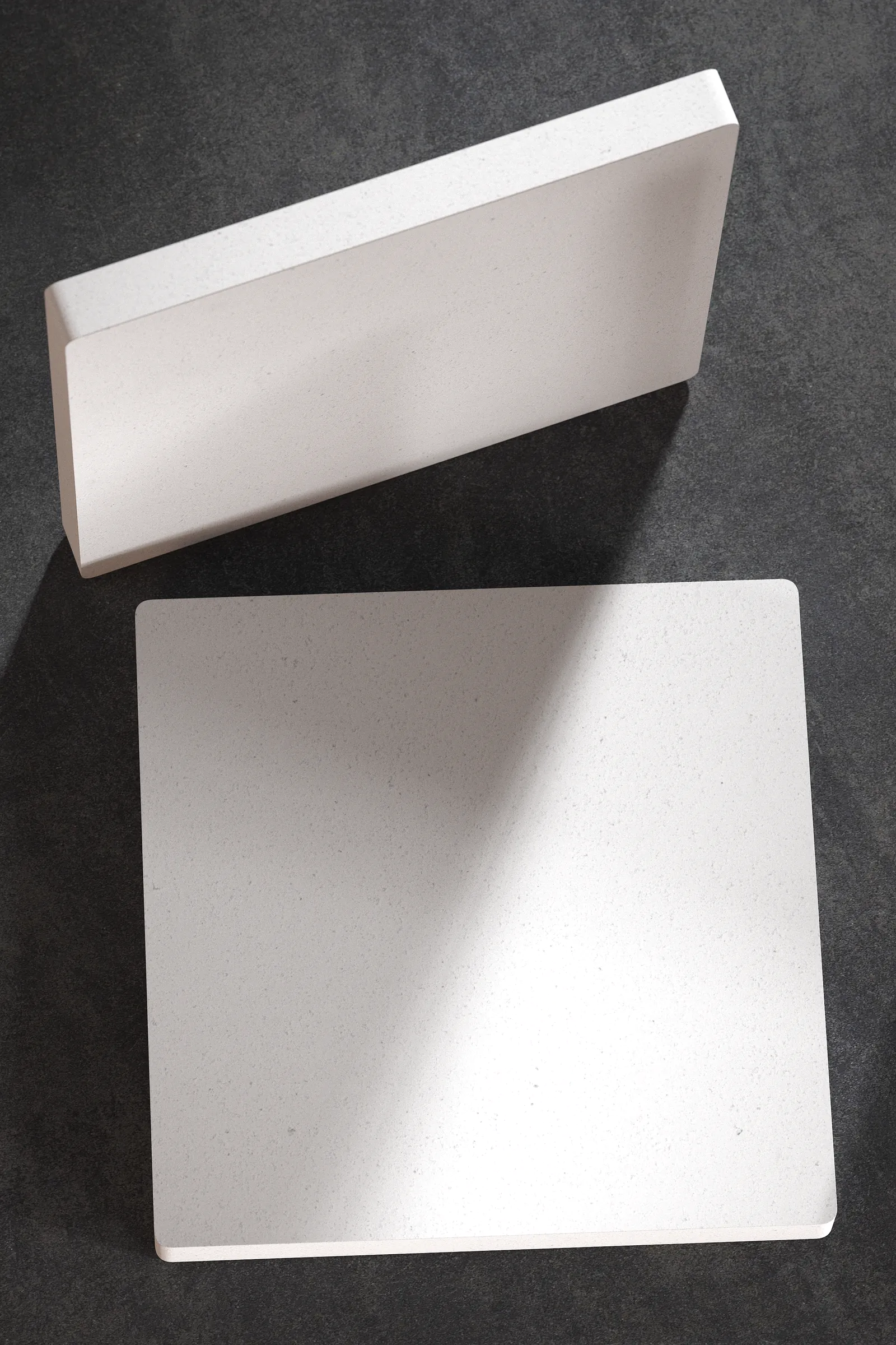 Tile in natural white